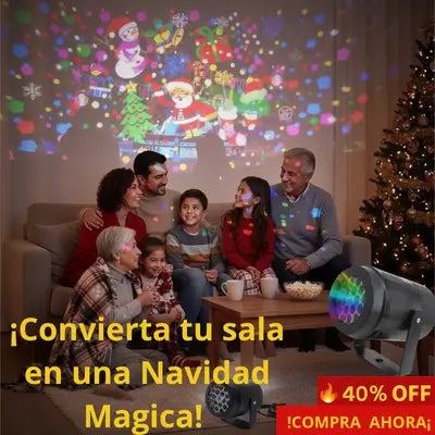 2 Proyectores Navideños LED · Ilumina tu hogar con magia