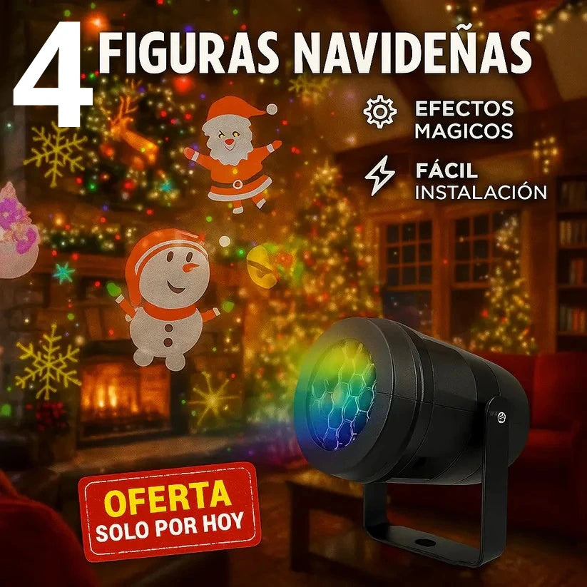 2 Proyectores Navideños LED · Ilumina tu hogar con magia
