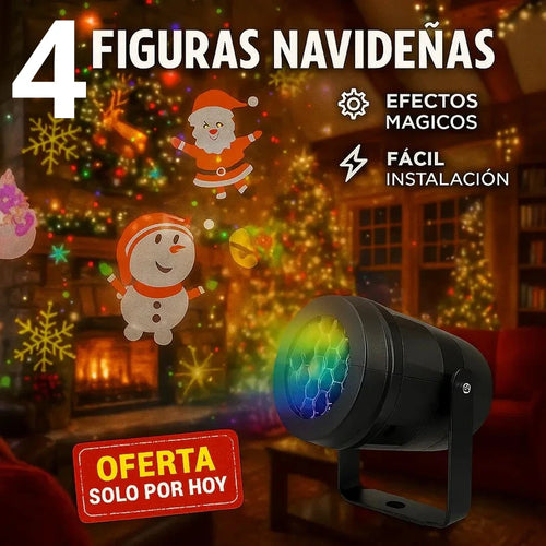 2 Proyectores Navideños LED · Ilumina tu hogar con magia