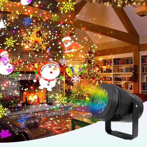 2 Proyectores Navideños LED · Ilumina tu hogar con magia