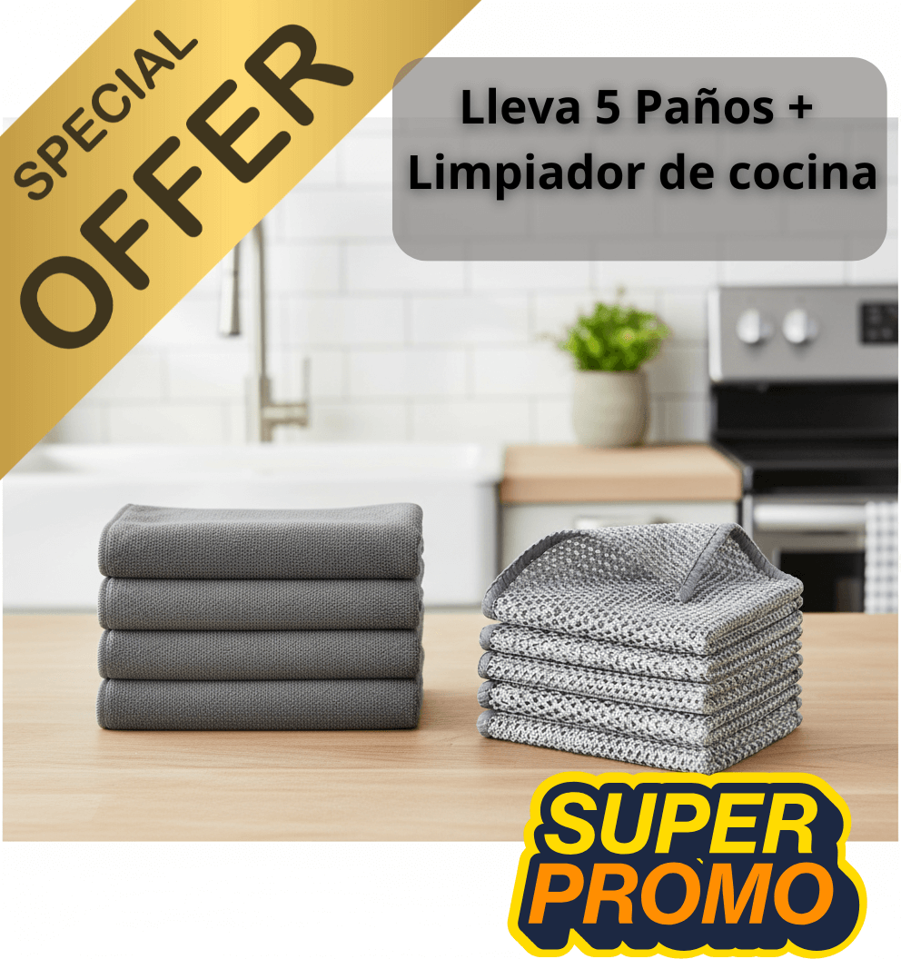 Kit 5 DishMate + Limpiador - Haz tu limpieza más simple